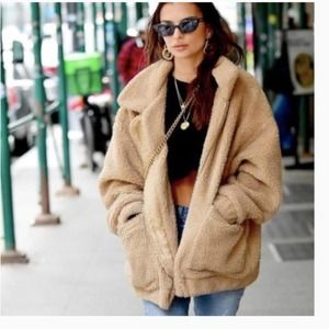 I.AM.GIA Tan Teddy Coat